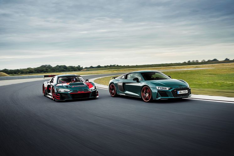 Audi R8 LMS og Audi R8 green hell