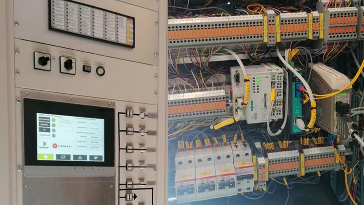 HMI-och-PLC-monterad-i-kontrollskap-