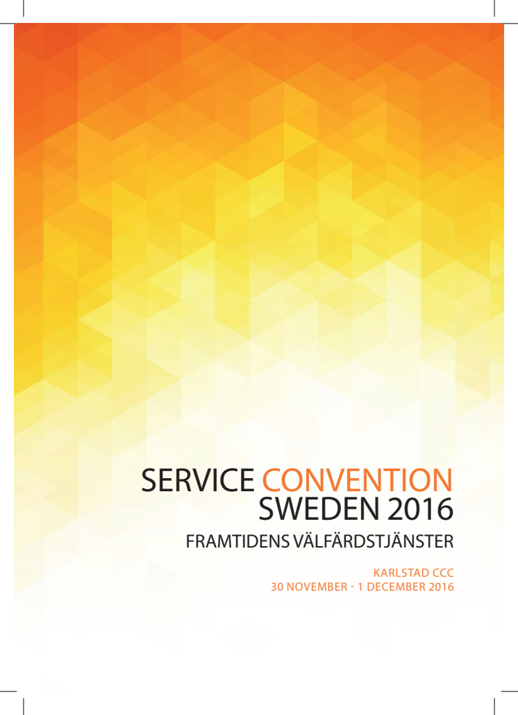 Service Convention Sweden 2016
