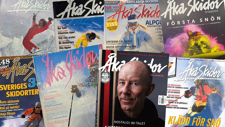Åka Skidor blandade tidningar 
