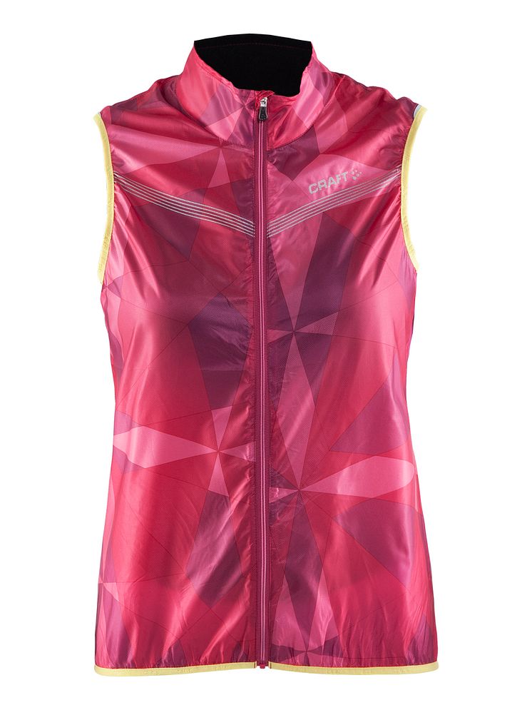 Featherlight vest (dam) i geo pop