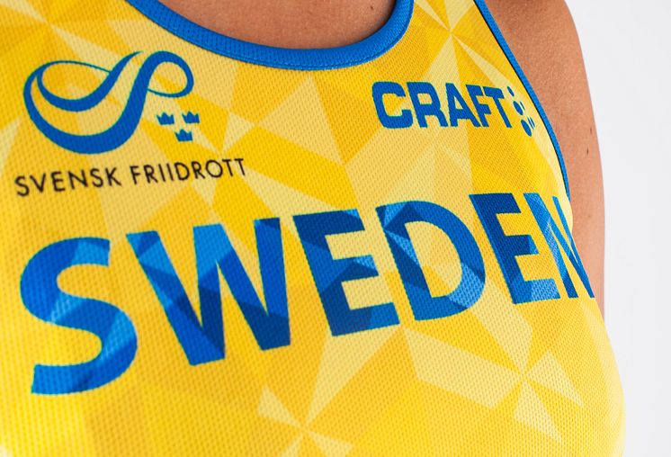 Craft - Swedish Athletics national team - Singlet close