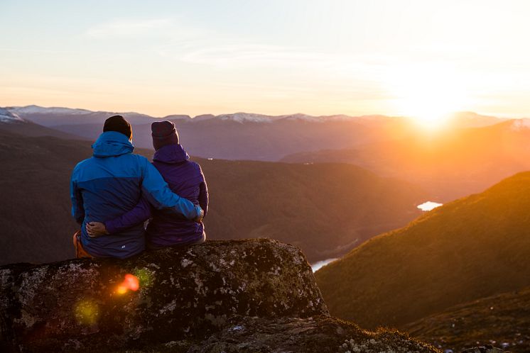 Hoven mountain in Nordfjord. 