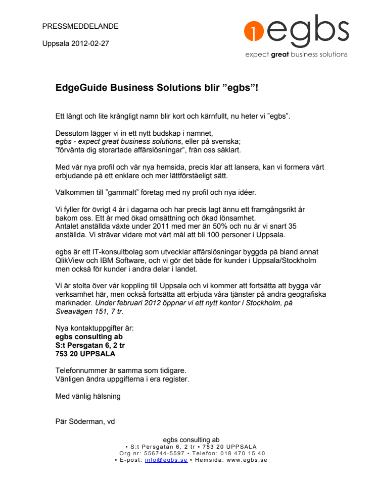 EdgeGuide Business Solutions blir ”egbs”!