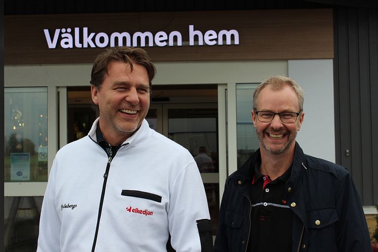 Svalebergs Jonas Johansson och Elkedjans Christian Nordemark