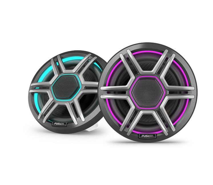 Garmin_Fusion Apollo Speakers_6,5 Zoll SportsGrey_Cyan und Magenta (c) Garmin Deutschland.png