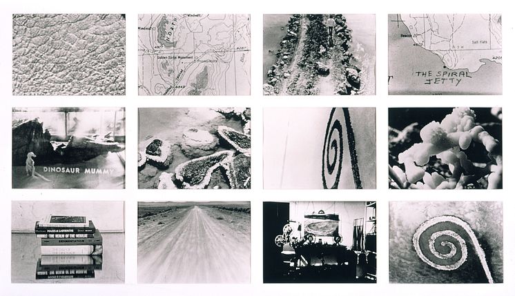 Fattig kunst – rik arv. Robert Smithson, Stillsfotografier fra "Spiral Jetty" / Stills from Spiral Jetty, 1970