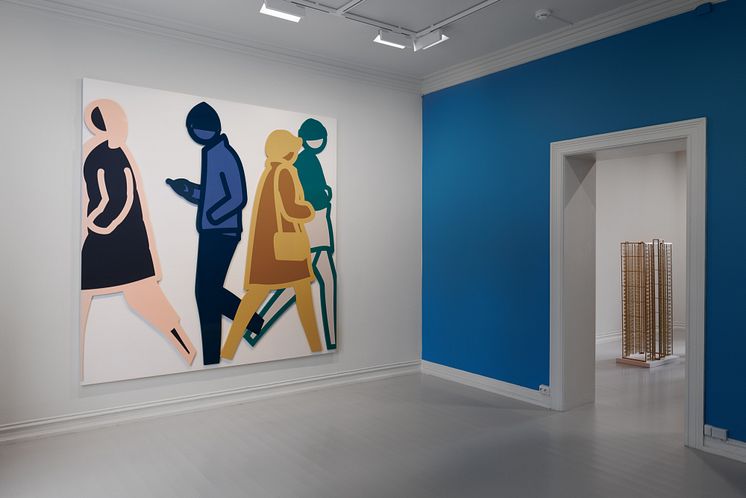 Julian Opie. Installation view JO.VRGF15@Moss. 2023. Foto_Eivind Lauritzen_6