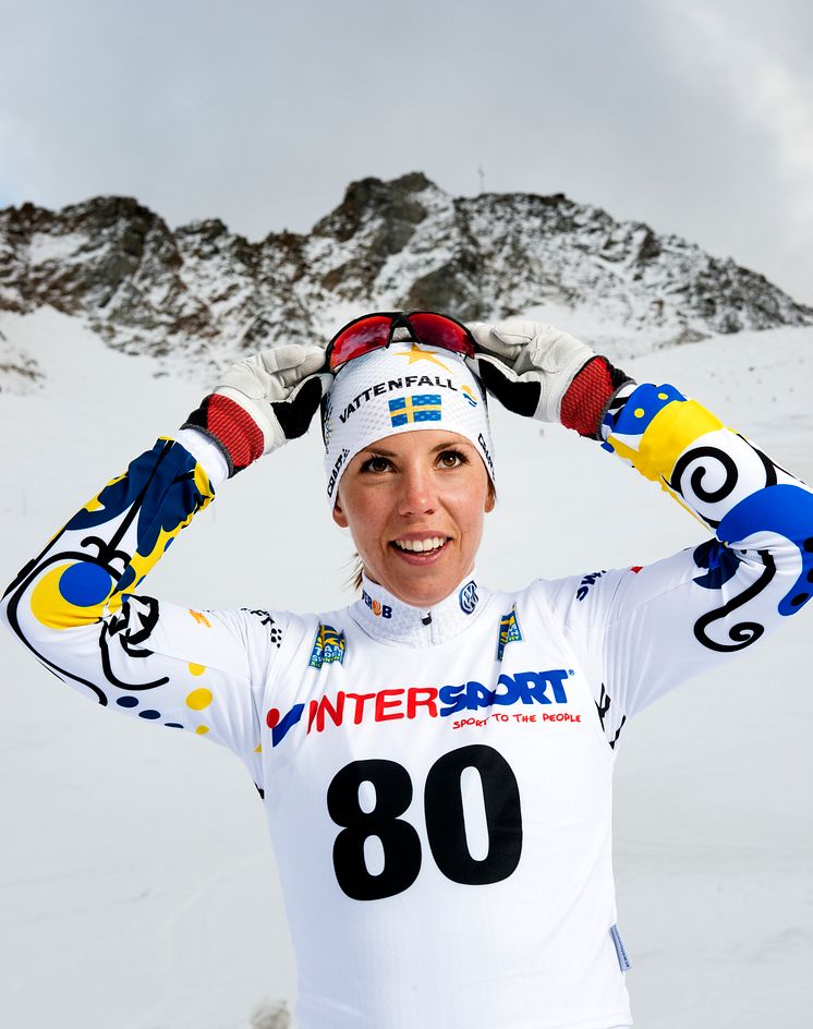 Charlotte Kalla i Craft Kurbits Race Suit