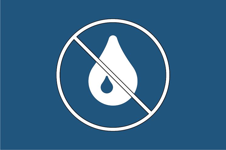 Bevattningsförbud symbol