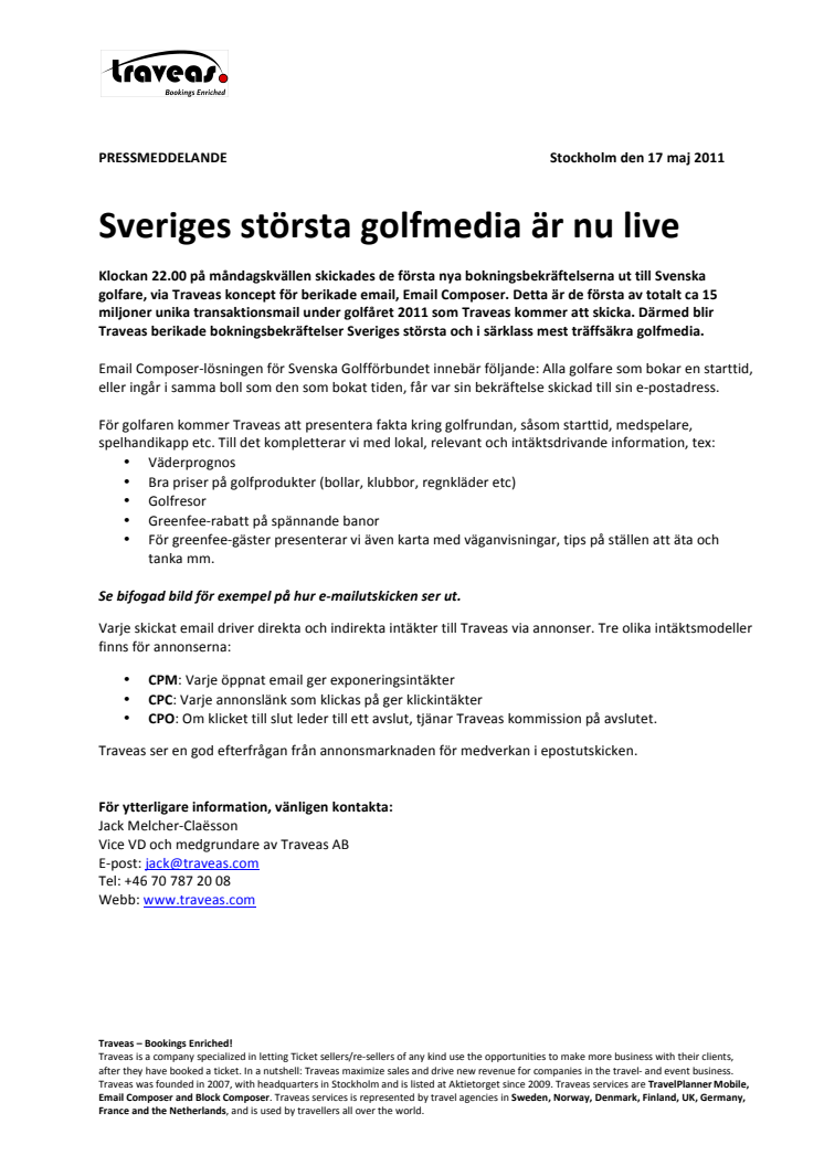 Sveriges största golfmedia är nu live