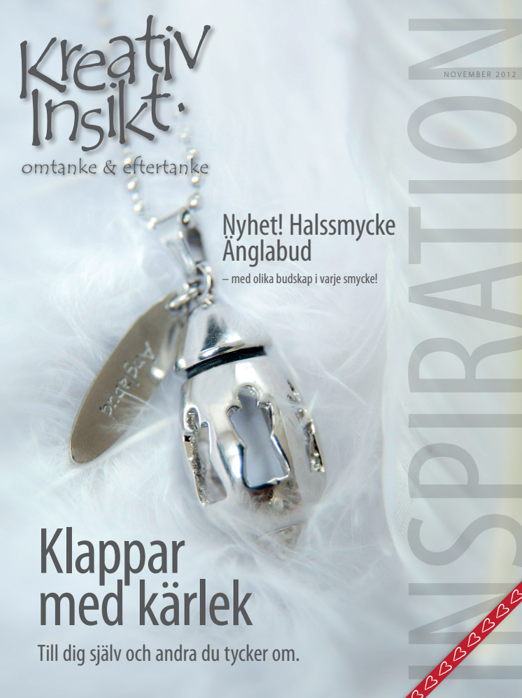 Kärleksfulla klappar och nyheter – Inspirationsfolder från Kreativ Insikt, november 2012