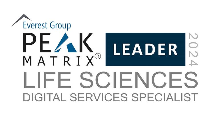 Life Sciences Digital Services Specialists 2024 - PEAK Matrix Award Logo - Leader-Mynesdesk