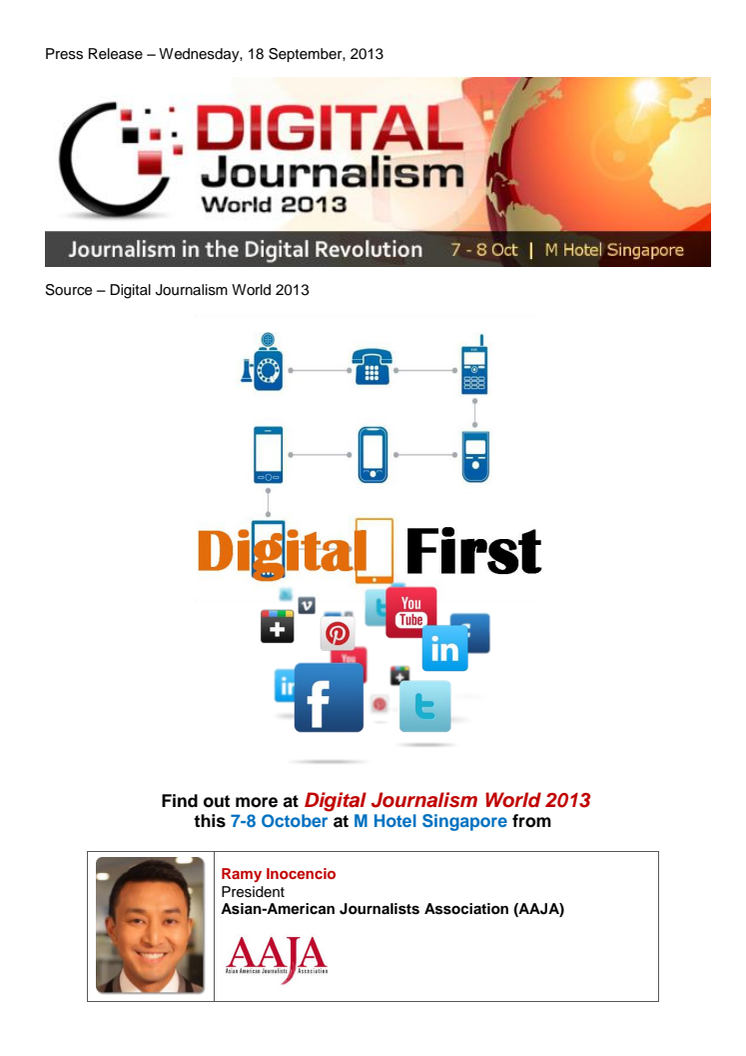 Digital First - Digital Journalism 2013