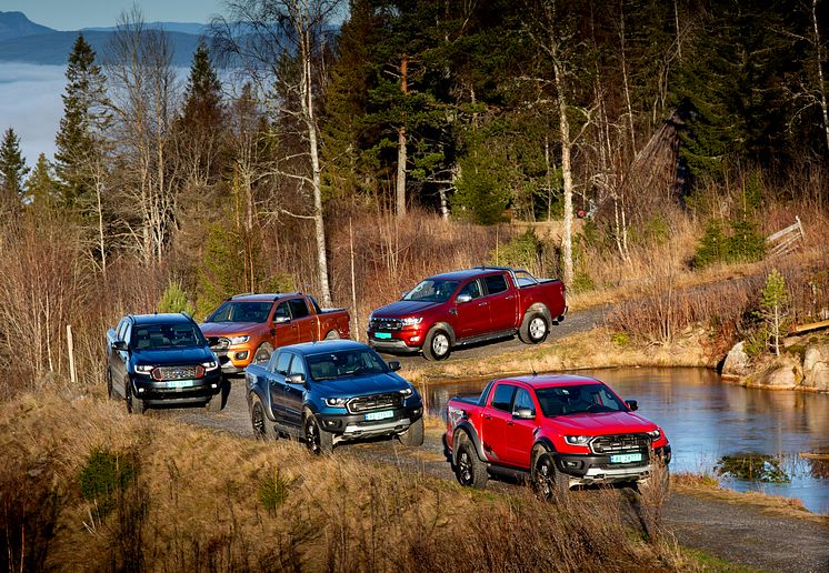 Ford Ranger Mest solgte pickup 2020