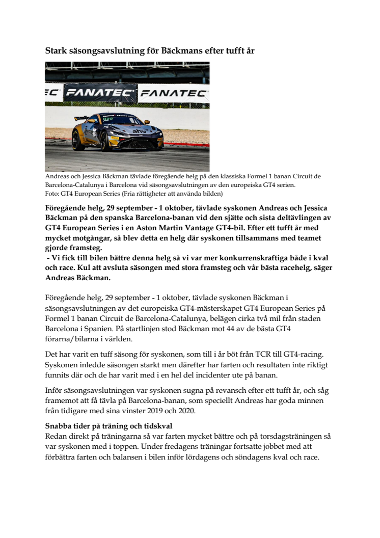 231003 SWE Pressrelease, GT4 Europe Barcelona.pdf