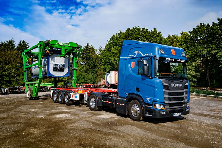 Scania R 500 im Einsatz bei der Spedition Richard Heinbokel