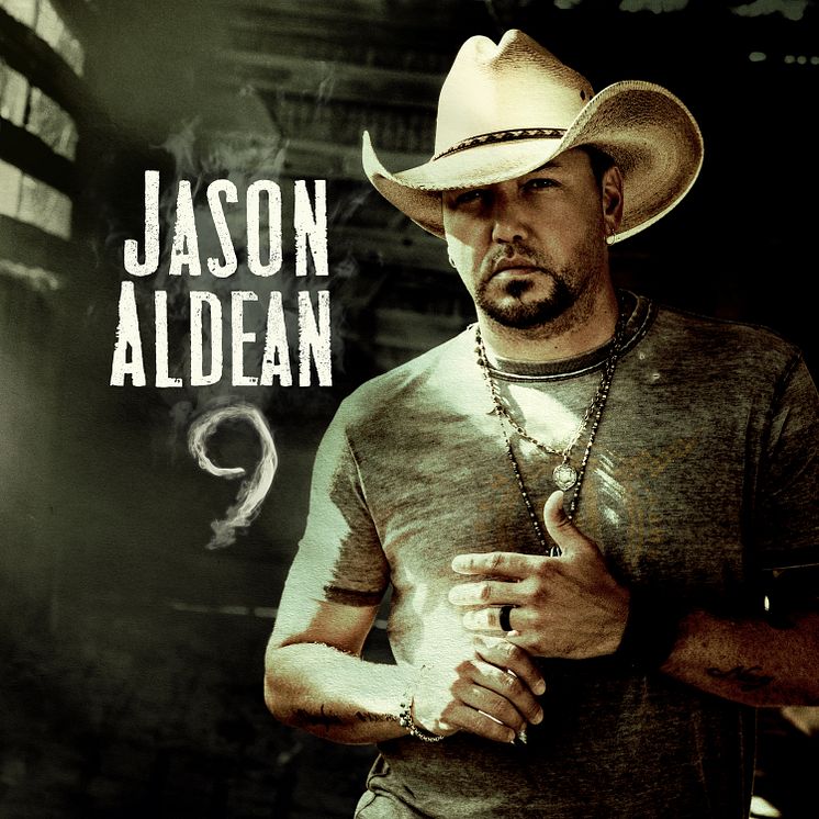 Jason Aldean. Album cover "9". 