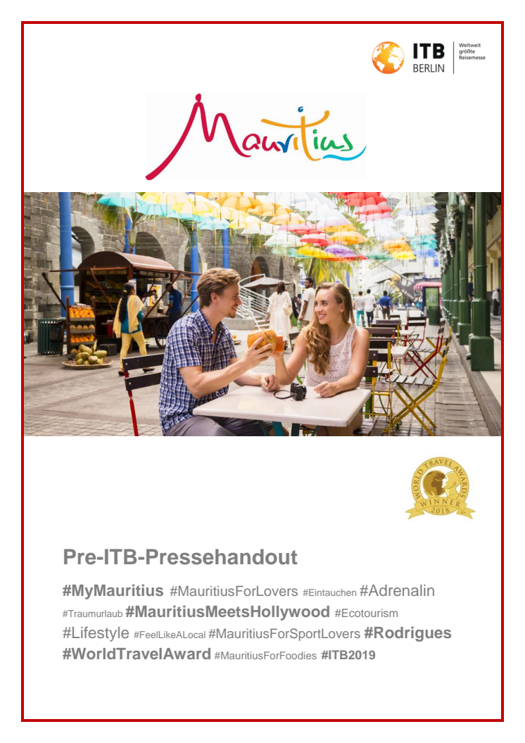 Mauritius Pre-ITB-Pressehandout - 2019