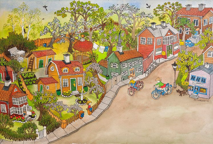 Illustration: © Design Ilon Wikland AB. Lotta på Bråkmakargatan: TM och © The Astrid Lindgren Company