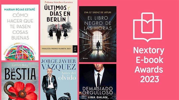 Nextory E-book Awards 2023- El Libro Negro de las Horas”, ganador del pemio al e-book más cautivador del año 