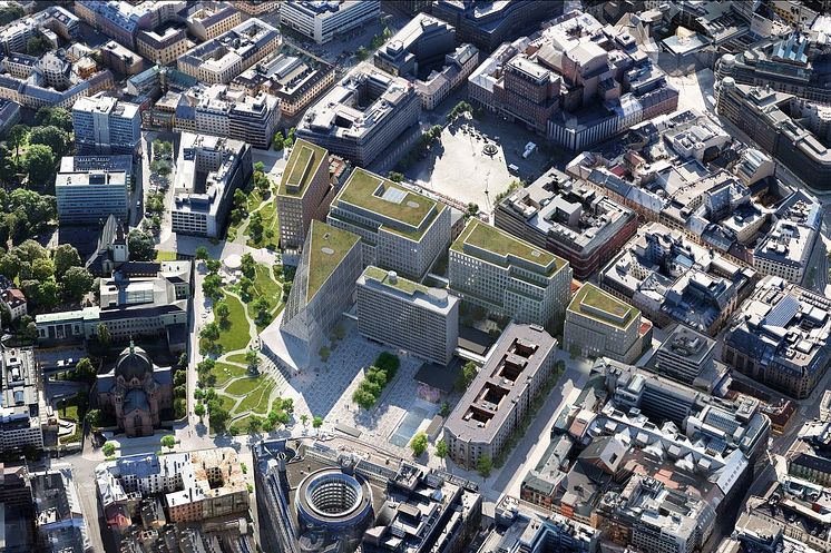 Illustrasjon av regjerinsgkvartalet