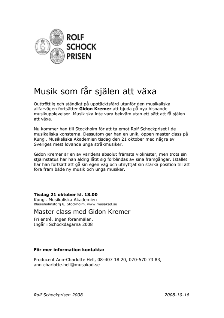 Musik som får själen att växa