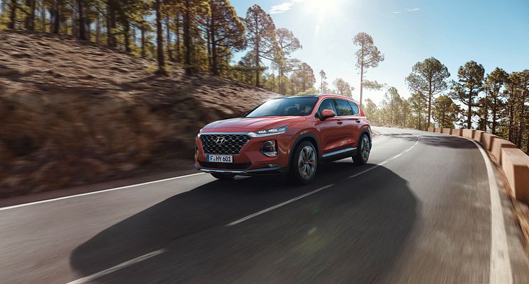 Världsdebut för nya Hyundai Santa Fe.