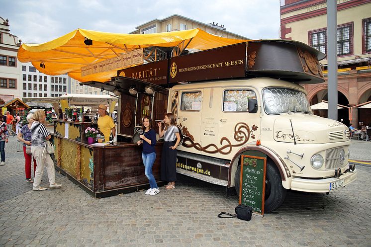 Leipziger Weinfest - Weinstand der Winzergenossenschaft Meißner