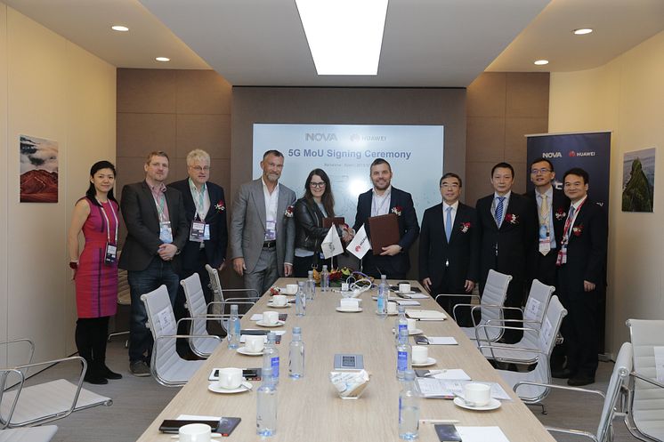 Nova Huawei signing ceremony at #MWC19 2019-02-26.