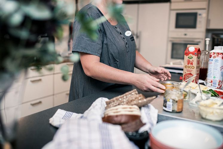 Personal på ett vård- och omsorgsboende