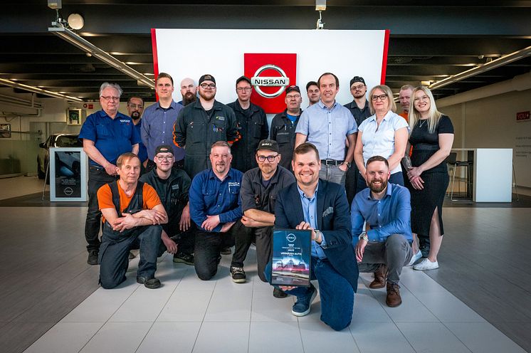 Väänäsen auto, 2023 vuoden paras Nissan-jälleenmyyjä.jpg