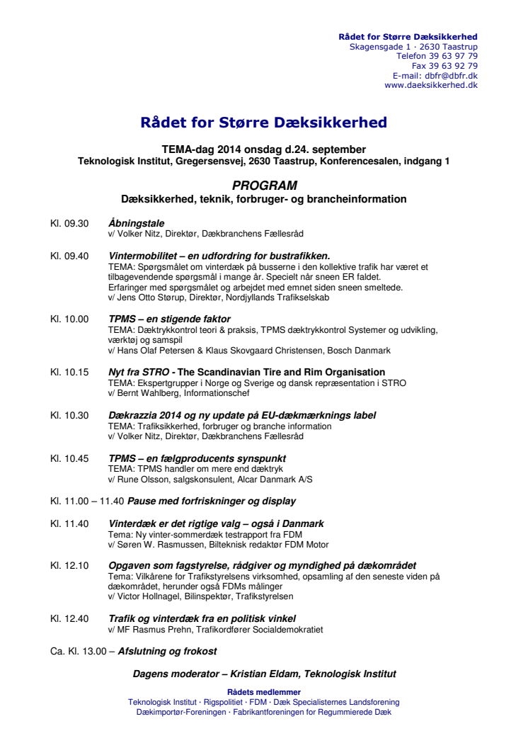 Tema-dag 2014 program