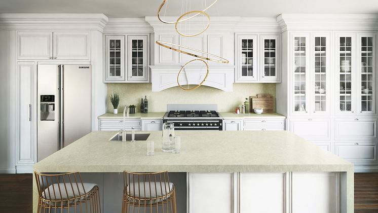 Silestone Silken Pearl Kitchen