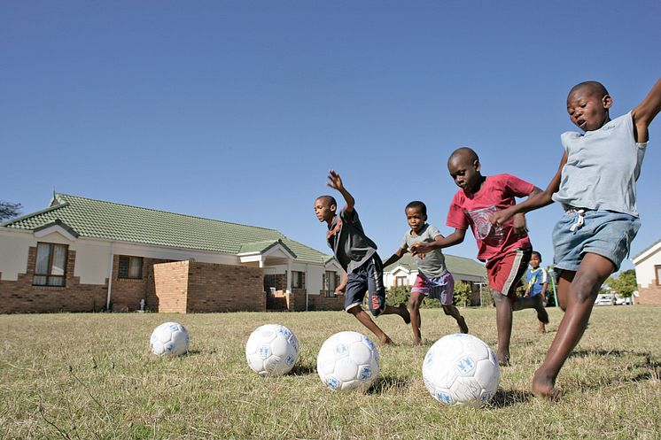 Fotboll i SOS Barnbyn i Cape Town, Sydafrika