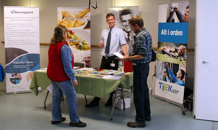 Stor interesse for Forenede Service's stand på messen 