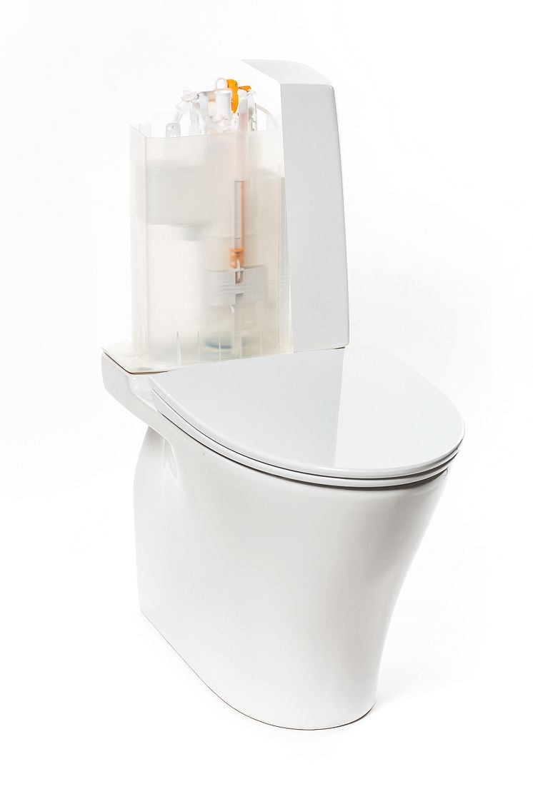 Glow Rimfree 64 -wc ja vesisäiliö