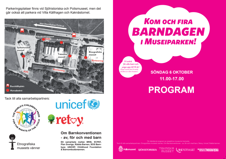 KOM OCH FIRA BARNDAGEN PÅ POLISMUSEET SÖN 6 OKT KL 11-17