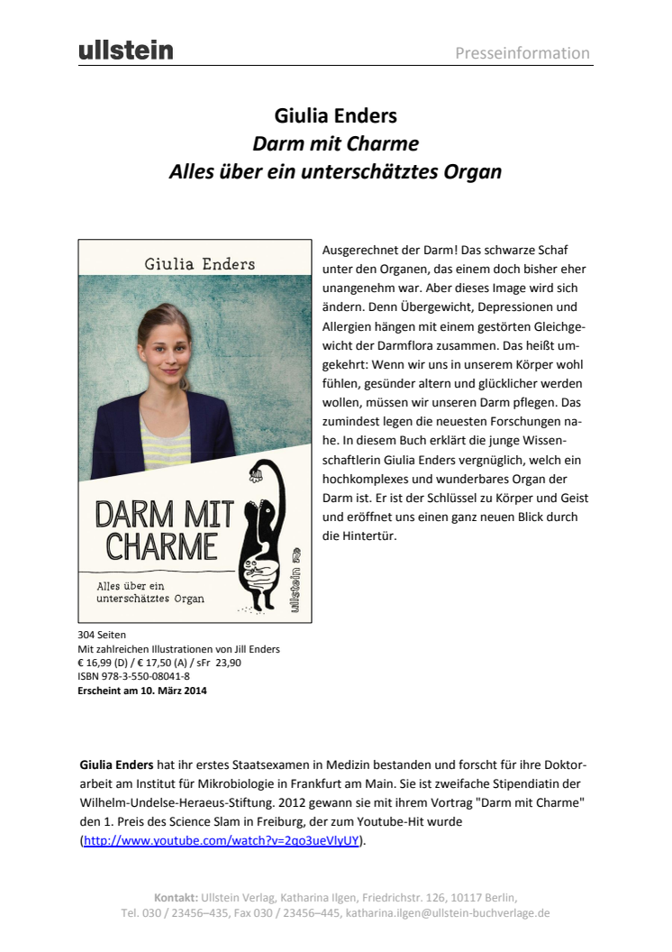 Presseinformation "Darm mit Charme"