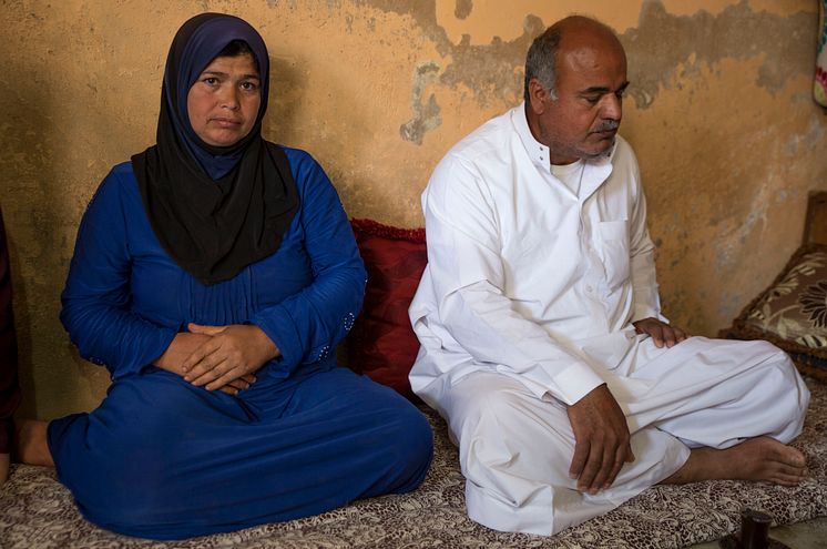 Familjen flydde undan IS våld