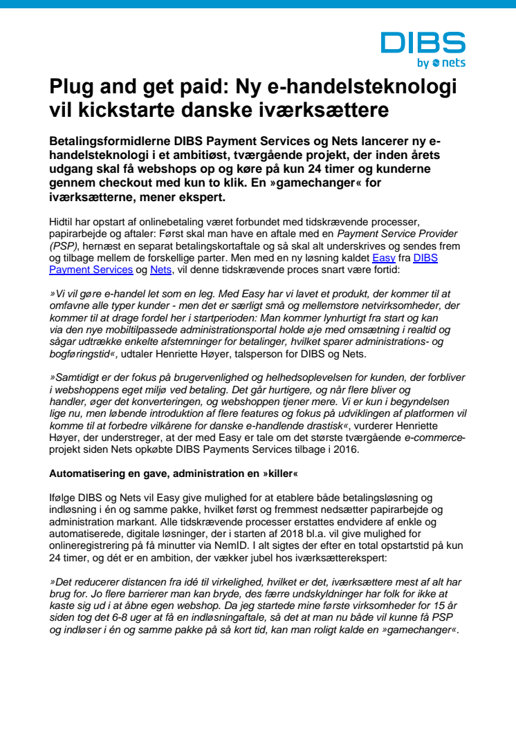 ​Plug and get paid: Ny e-handelsteknologi vil kickstarte danske iværksættere