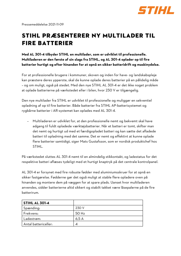 STIHL PRÆSENTERER NY MULTILADER TIL FIRE BATTERIER.pdf