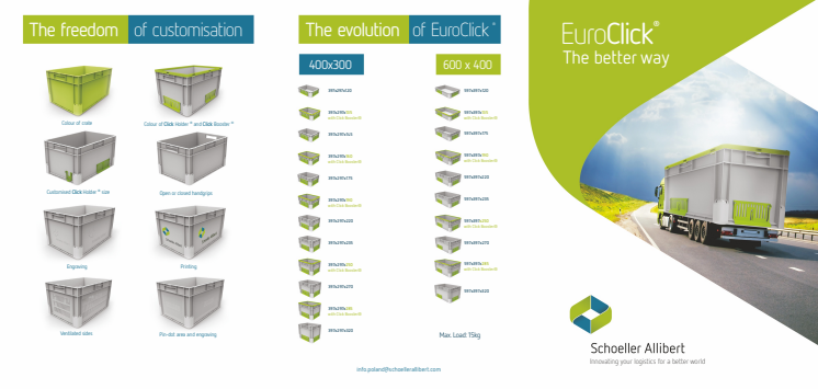 Produktblad nya EurClick en ny plastback