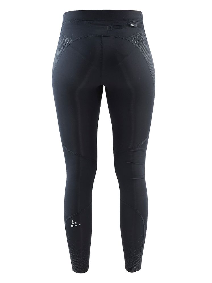 Delta Compression long tights för dam i färgen black