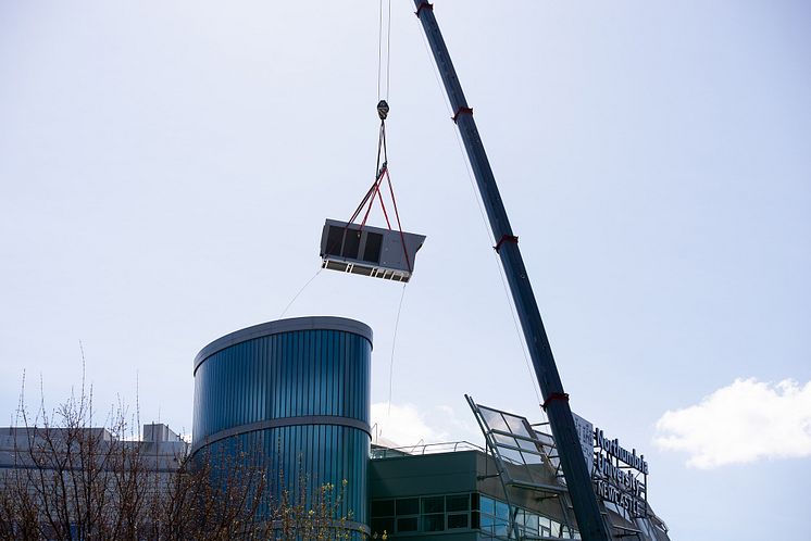 State-of-the art Air Source Heat Pumps (ASHPs) have bee installed on the roof of two key buildings at Northumbria as part of a multi-million pound project