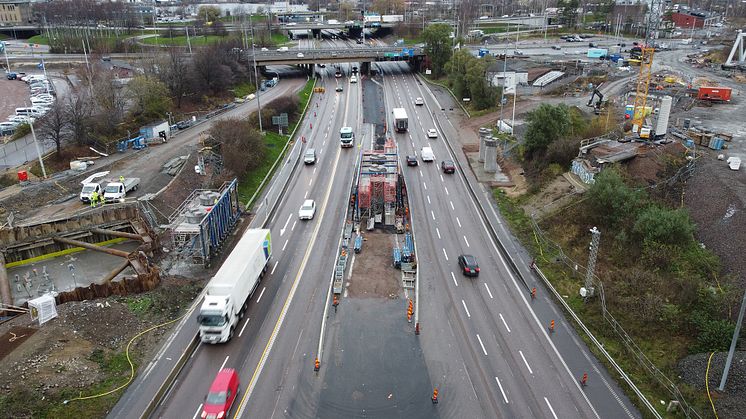 Stor trafikpåverkan på E6 vid Olskroken_foto_trafikgoteborg