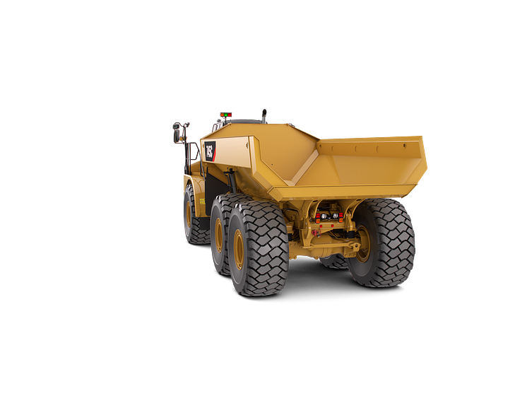 Cat 745C dumper - bakifrån