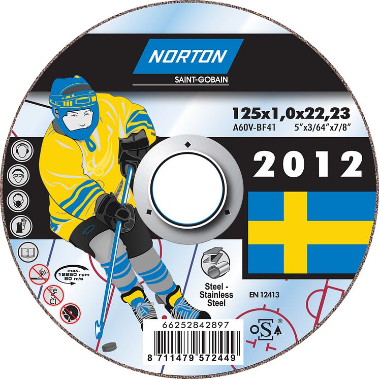 Norton kapskiva till Hockey-VM - kapskiva