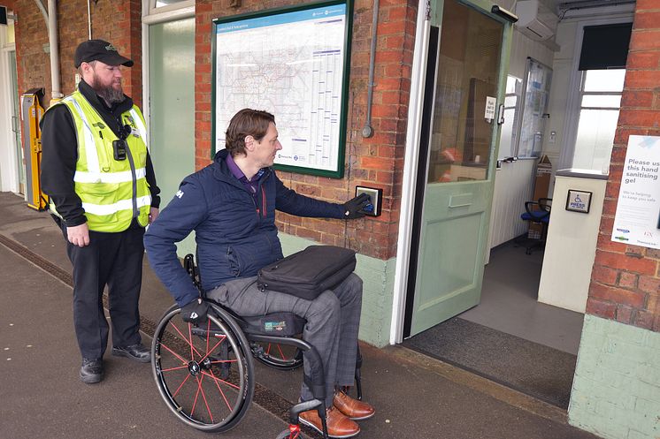 Three Bridges accessible information point