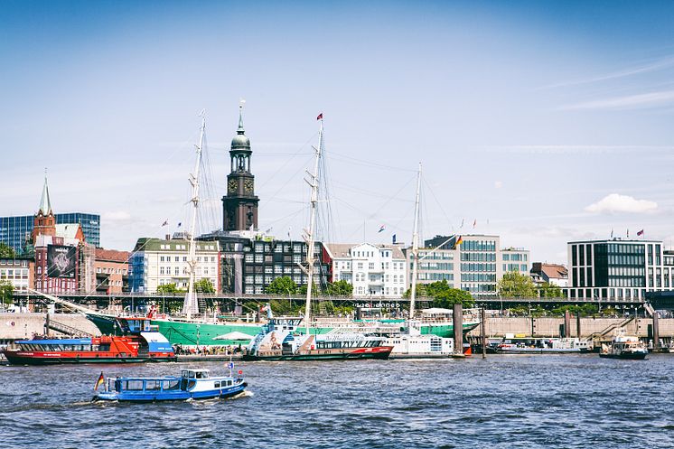 Hamburg hamn.